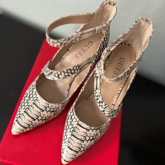 GUESS NATURAL MULTI HEELS - Picture 4 of 4